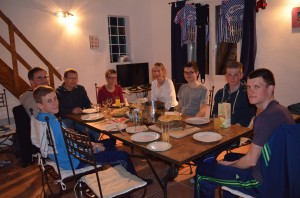Abendessen Trainingslager Jugend